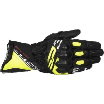 Moto rukavice Rukavice SP-3, ALPINESTARS (černá/žlutá fluo/bílá) 2026 (Velikost: XL)