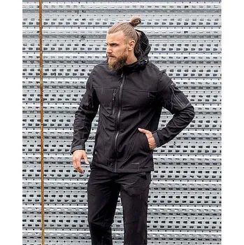 Pánská softshellová bunda SPIRIT černá Pánská softshel bunda