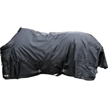 Vybavení pro koně BACK ON TRACK Deka nepromokavá Back on Track, 0 g, černá Délka zad: 155 cm