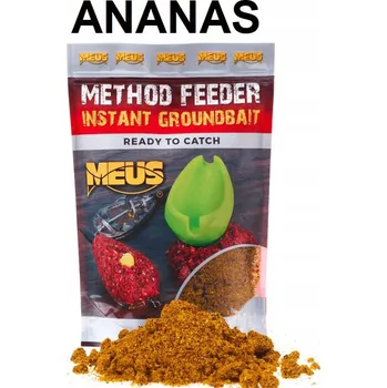 Návnadová surovina Návnada Meus 0,70 kg splávkový a zemní ananas Method Feeder