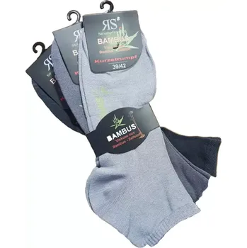Pánské ponožky Dámské i pánské kotníkové bambusové ponožky RS