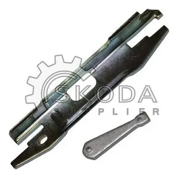 Brzdová destička Stavitelný element, ruční brzda brzdové obložení ŠKODA Original OEM 6U0698309