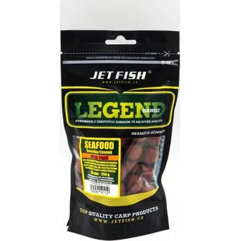 Boilies Extra tvrdé boilie Legend Range Seafood - Švestka / Česnek 250g - 30 mm