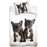 Bavlněné povlečení Buldoček a Buldoček