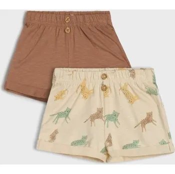 Pánská móda Sinsay - Sada 2 kraťas - krémová - 964DF-01X - 964DF-01X-80