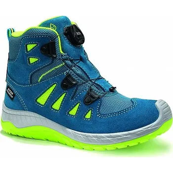 Těžké boty MADDOX Kids BOA® petrol-lime kotník 34