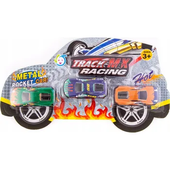 autíčko SADA MINI AUTÍČEK BAREVNÉ AUTÍČKA 3KS