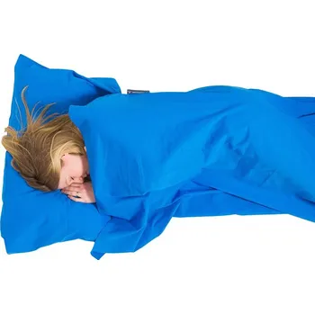 Spacák Vložka do spacáku Lifeventure Cotton Sleeping Bag Liner blue rectangular
