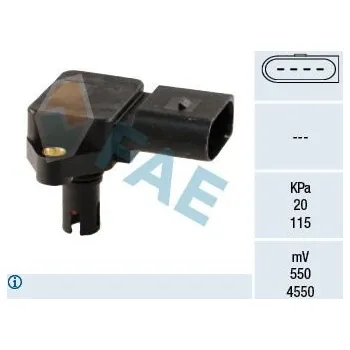 Čidlo automobilu Senzor tlaku sacího potrubí FAE 15038