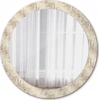 Zrcadlo Kulaté Zrcadlo na Zeď Kompozice art deco 80cm