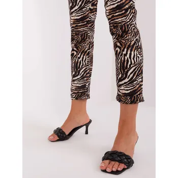 Dámské kalhoty DHJ kalhoty SP 13926 6.60P černá béžová M