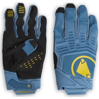 Cyklistické rukavice Endura rukavice SingleTrack II Ocelově Modrá - vel. XL