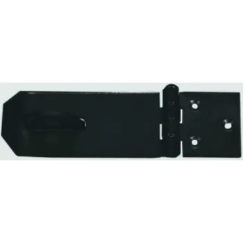 Visací zámek Závora s okem pro visací zámek na dveře 100x40x40 černá