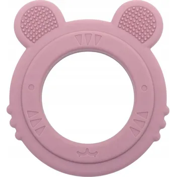 Kousátko na prořezávání zoubků Bosso Baby silikonové růžové