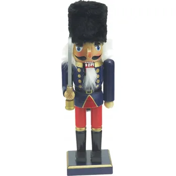 Obraz Louskáček Voják 25 cm, modrá/červená