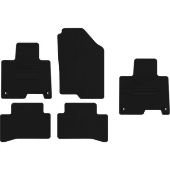 autokoberec Kobercové rohožky Edecor velurové 5 ks