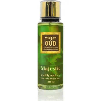 Tělový sprej OUD LUXURY FRAGRANCE MIST MAJESTIC 250ML TĚLOVÝ SPREJ ARABSKÝ Z DUBAJE