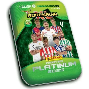 Sběratelská karetní hra Fotbalové karty Panini LaLiga 2024/2025 Adrenalyn Mini Plechovka