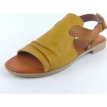 Dámské sandále Dámské sandály na podpatku Mustang 1388-808-6 žluté 38