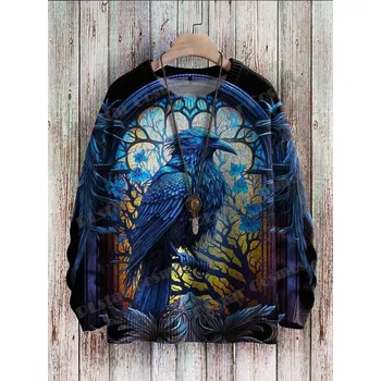 Dámský svetr Unisex svetr s potiskem CS1127 lebky skulls Velikost: XL, Barva (Varianta): Svetr 9