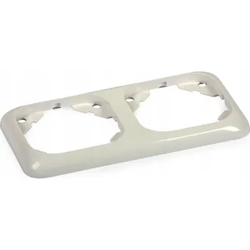 Dvojitý Rámeček Satel ST1300665 pro účastnické zásuvky