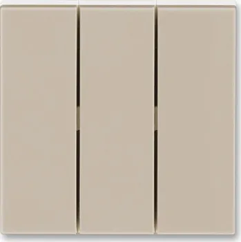 Stavebniny Kryt spínače trojnásobného ABB Levit 3559H-A00666 18 macchiato / bílá