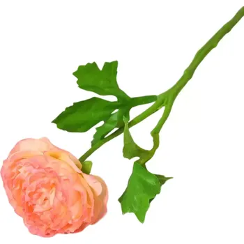 umělá květina Dekorace-Pryskyřník single 31cm meruňkový