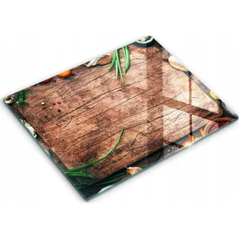 Obraz Prémiová kuchyňská zástěna / ochrana proti stříkající vodě - dřevěné kuchyňské prkénko