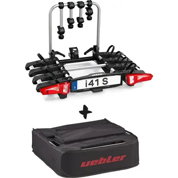Nosič kol Nosič kol na tažné zařízení UEBLER i41 S pro 4 jízdní kola, 90° výklop + přepravní taška