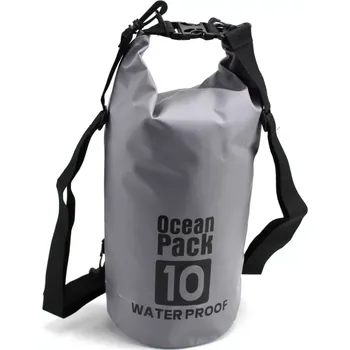 kempingová židle Ocean Pack, vodotěsný vak 10L šedý (OCP10G)