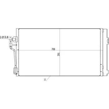 Výparník klimatizace Kondenzátor, klimatizace HART 608 682