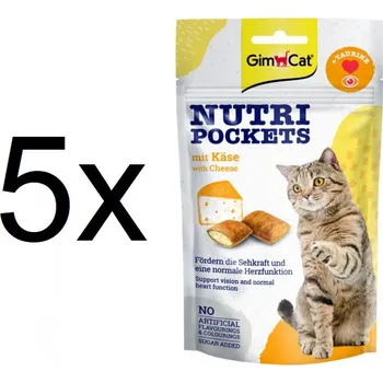 Pamlsek pro kočku GimCat Nutri Pockets se sýrem 60 g