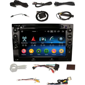 Autorádio 2DIN ANDROID RÁDIO NAVIGACE RENAULT MEGANE 2 II 4/64 GB CARPLAY LTE DSP