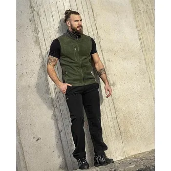 Pánská vesta MARTIN zelená Pánská fleecová vesta