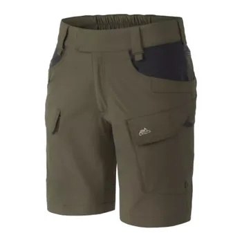 Pánské kraťasy Dámské kraťasy OTP 8.5", Helikon, Taiga Green / Černé, XL