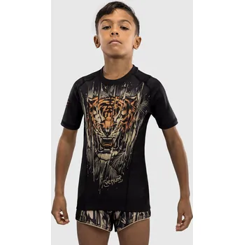 Potápěčské vybavení Dětský Rashguard VENUM Tiger Kr. rukáv - černo/oranžový - VENUM-05376-117 Velikosti: 10let