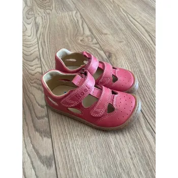 Chlapecké sandály Barefoot sandálky - BEP Medium Nappa Fuchsia 2, KOEL4kids Velikost: 24