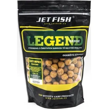 Boilies Boilies Jet Fish Legend Range Žlutý Impuls - Ořech / Javor 1kg - 24 mm