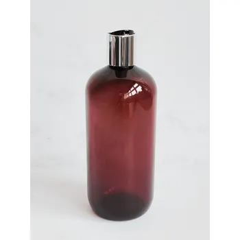 Dávkovač mýdla Dávkovač mýdla BELA 500 ml hnědý s černo-stříbrným DISC TOP