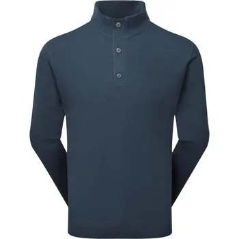 FootJoy Drirelease Button Placket pánský svetr, dark denim pánské, L