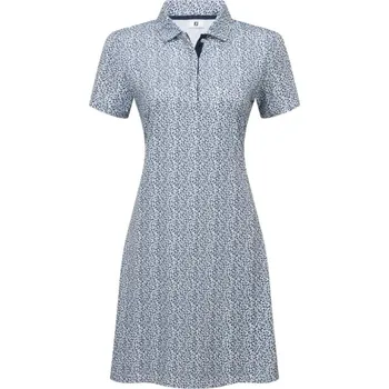 FootJoy Animal Print golfové šaty, tmavě modro/bílé L