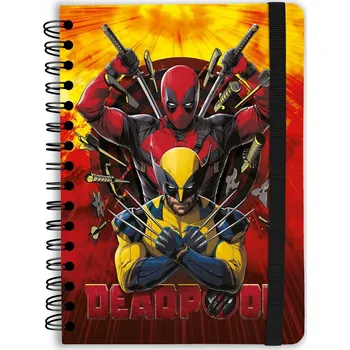 Blok Notes Grupoerik Deadpool A5 vícebarevný