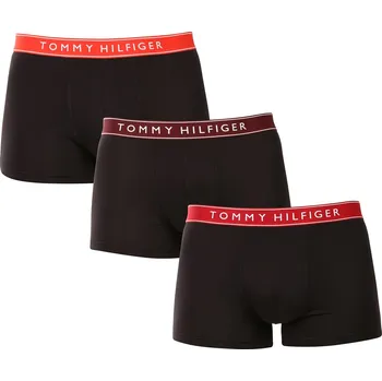 Boxerky 3PACK pánské boxerky Tommy Hilfiger černé (UM0UM03457 0WI) XXL UM0UM03457 0WI Možnost vrácení zboží ZDARMA do 120 dnů!