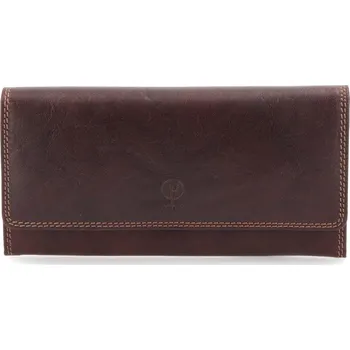 Poyem 5214 dámská kožená peněženka hnědá