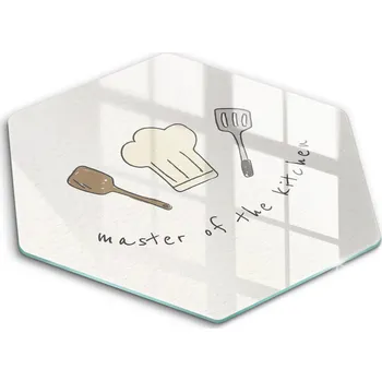Kuchyňské prkénko Skleněné Prkénko Na Servírování Jednohubek Master of the Kitchen Šířka 40 cm