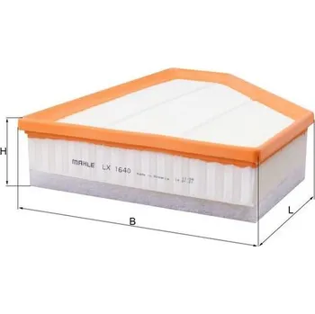 Vzduchový filtr Vzduchový filtr MAHLE LX 1640