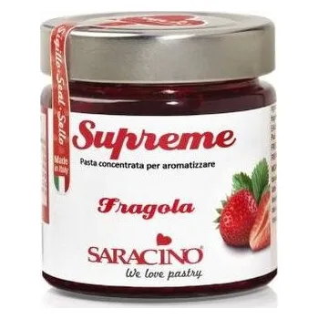 Ochucovací pasta jahodová 200g - Saracino