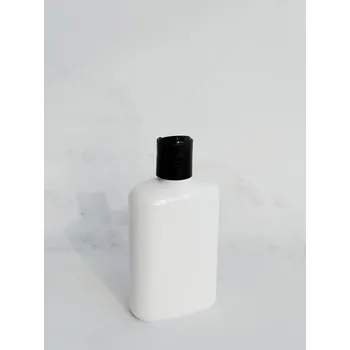 Dávkovač mýdla oválný LUNA 250 ml bílý s černým DISC TOP