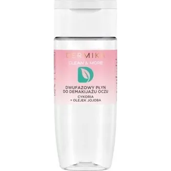 Odličovač Dermika Clean & More dvoufázový odličovač očí s čekankou a jojobovým olejem 125 ml