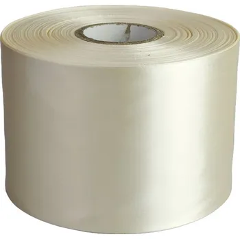 Stuha Textilní stuha 89mm x 100m, slonová kost, satén